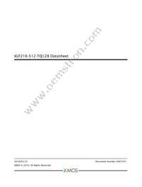 XLF216-512-TQ128-C20 Datasheet Cover
