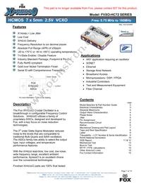 XLH72V016.875000I Datasheet Cover