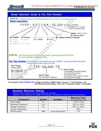 XLH72V016.875000I Datasheet Page 2