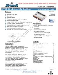 XLL325156.250000I Datasheet Cover