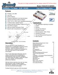 XLP72V110.000000I Datasheet Cover