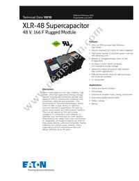 XLR-48R6167-R Datasheet Cover