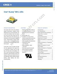 XMLAWT-02-0000-000HT40E6 Datasheet Cover