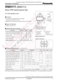 XN0411100L Datasheet Cover