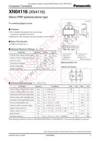 XN0411600L Datasheet Cover