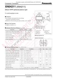 XN0421100L Datasheet Cover