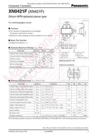 XN0421F00L Datasheet Cover