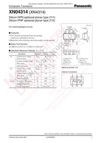 XN0431400L Datasheet Cover