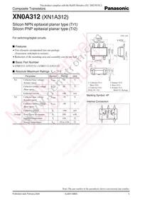 XN0A31200L Datasheet Cover