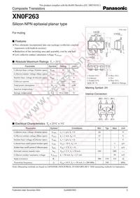 XN0F26300L Datasheet Cover