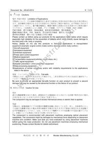 XNCLH16M384THJA2P0 Datasheet Page 11