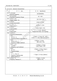 XNCLH20M000THJA1P0 Datasheet Page 2