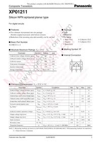 XP0121100L Datasheet Cover