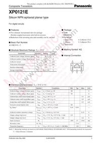 XP0121E00L Datasheet Cover