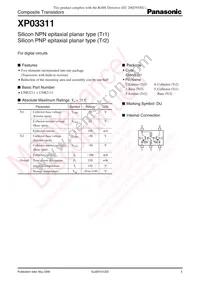 XP0331100L Datasheet Cover