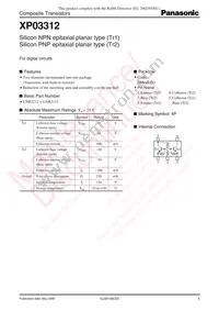 XP0331200L Datasheet Cover