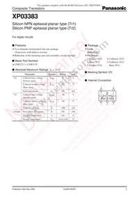 XP0338300L Datasheet Cover