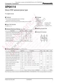 XP0411400L Datasheet Cover