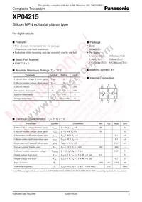 XP0421500L Datasheet Cover