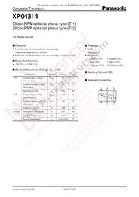 XP0431400L Datasheet Cover