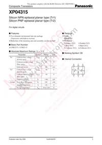 XP0431500L Datasheet Cover