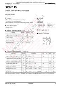 XP0611500L Datasheet Cover