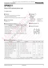 XP0621100L Datasheet Cover