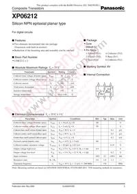 XP0621200L Datasheet Cover