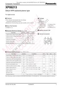 XP0621300L Datasheet Cover