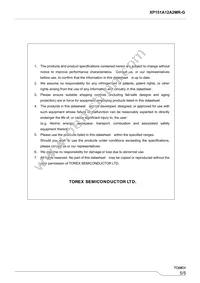 XP151A12A2MR-G Datasheet Page 5