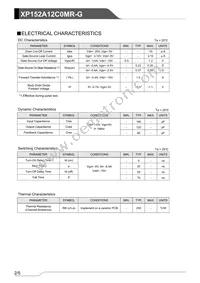 XP152A12C0MR-G Datasheet Page 2