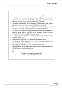 XP161A1265PR-G Datasheet Page 5