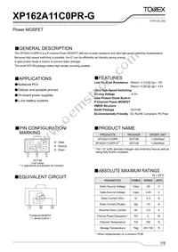 XP162A11C0PR-G Datasheet Cover