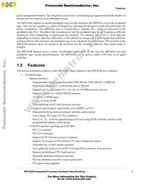 XPC8240LVV200E Datasheet Page 3