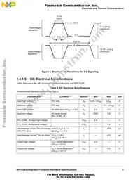 XPC8240LVV200E Datasheet Page 9