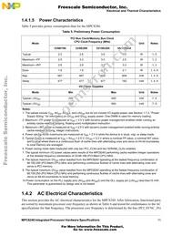 XPC8240LVV200E Datasheet Page 11