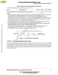 XPC8240LVV200E Datasheet Page 17