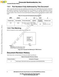 XPC8240RZU250E Datasheet Page 6