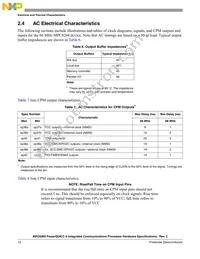 XPC8260ZUIHBC Datasheet Page 12