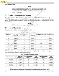 XPC8260ZUIHBC Datasheet Page 20