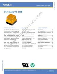 XQBAWT-02-0000-00000L051 Datasheet Cover
