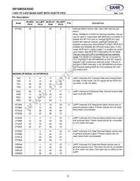 XR16M554IL48TR-F Datasheet Page 6