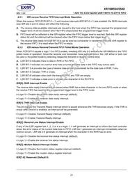 XR16M554IL48TR-F Datasheet Page 21
