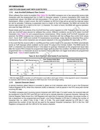 XR16M564IV80TR-F Datasheet Page 20