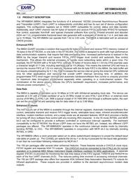 XR16M654IV80TR-F Datasheet Page 11