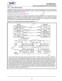 XR16M654IV80TR-F Datasheet Page 21