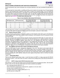 XR19L220IL40TR-F Datasheet Page 14