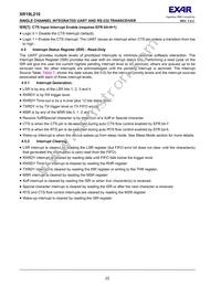 XR19L220IL40TR-F Datasheet Page 22