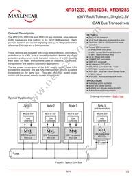 XR31235EDTR Datasheet Cover