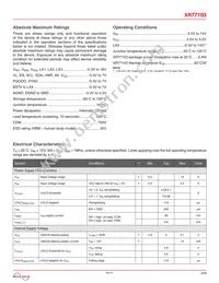 XR77103ELBTR Datasheet Page 3